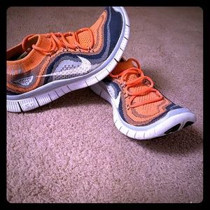 Nike Free Flyknit sneakers size 7 women’s.